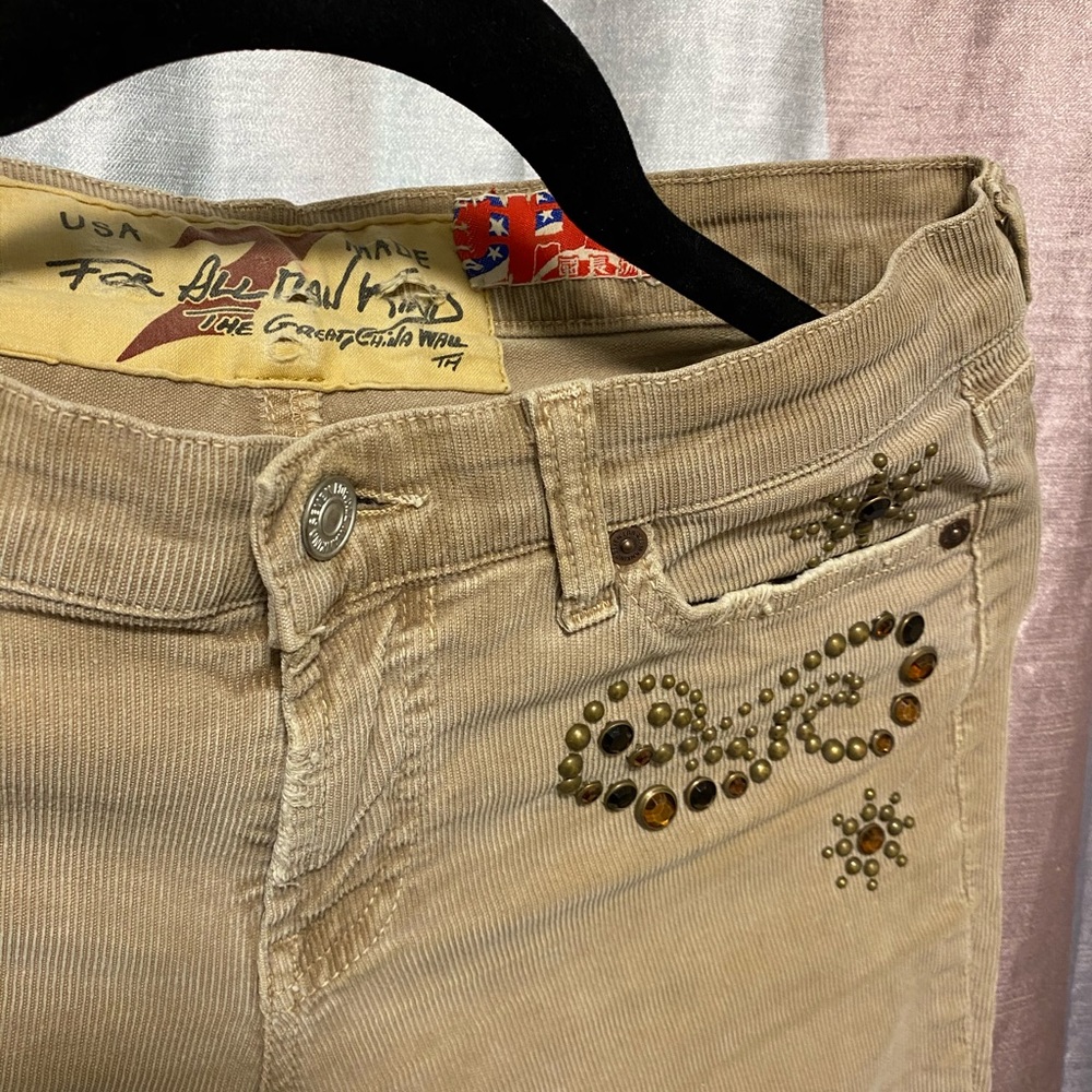 7 For All Mankind Great China Wall Corduroy Jeans